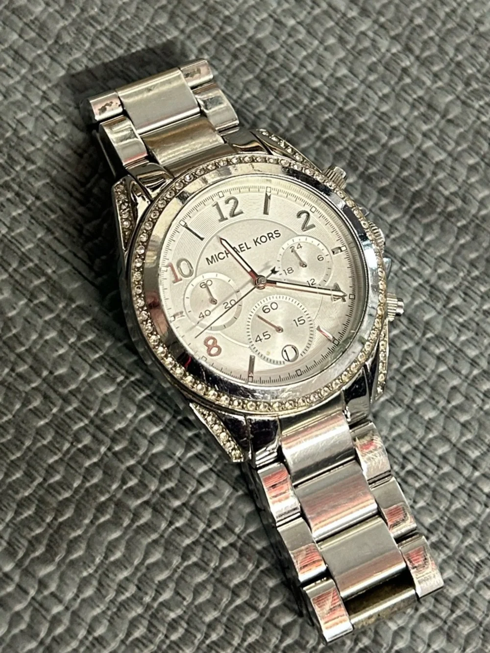 Michael Kors silver tone